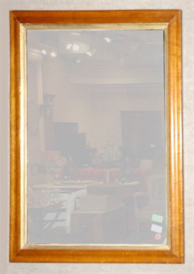 Lot 3202 - Parcel Gilt Fruitwood Mirror Height 34 1/2...