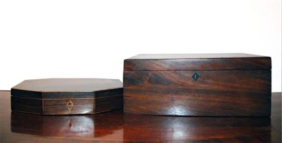 Lot 509 - Two Victorian Mahogany Boxes