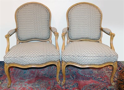 Lot 1321 - Set of Three Louis XV Style Beechwood...