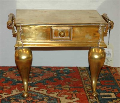 Lot 611 - Victorian Brass Footman