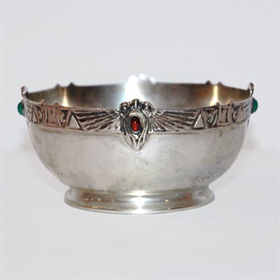 Lot 1269 - Continental Silver Footed Bowl Of circular...