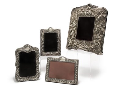 Lot 3298 - Miscellaneous Group of Four Silver Picture Frames