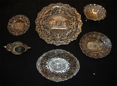 Lot 1225 - Miscellaneous Group of Continental Silver...