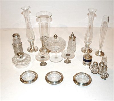 Lot 3327 - Miscellaneous Group of Glass and Silver...