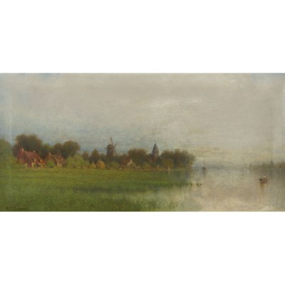 Lot 12 - Andrew Fisher Bunner American, 1841-1897 Near...