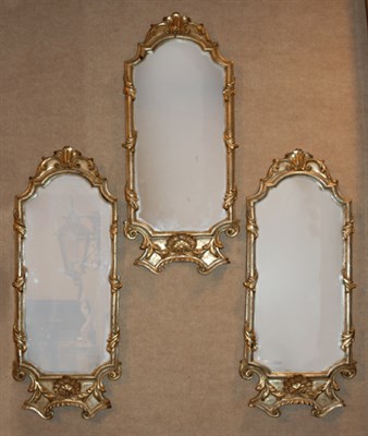 Lot 3158A - Three Silver Leafed Mirrors