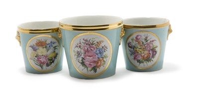 Lot 3359 - Three Porcelain Cachepots