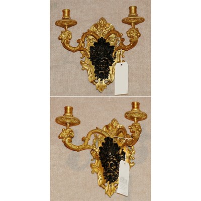 Lot 1415 - Pair of Italian Baroque Style Gilt and...