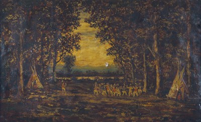 Lot 14 - Manner of Ralph Albert Blakelock (i) Native...