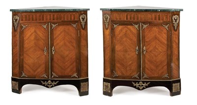 Lot 198 - Pair of Louis XVI Gilt-Bronze Mounted...