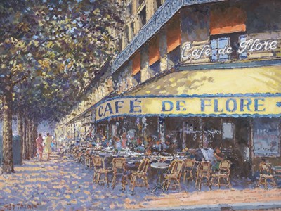 Lot 1065 - Willem Heytman Dutch, b. 1950 Cafe de Flore,...