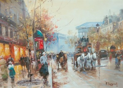 Lot 74 - P. Renard French, 20th Century Bustling...