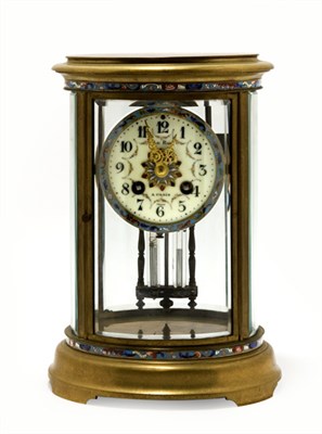 Lot 1300 - French Gilt-Metal and Cloisonne Enameled...