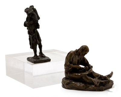 Lot 1110 - Bronze Figure of a Laborer After a model by...