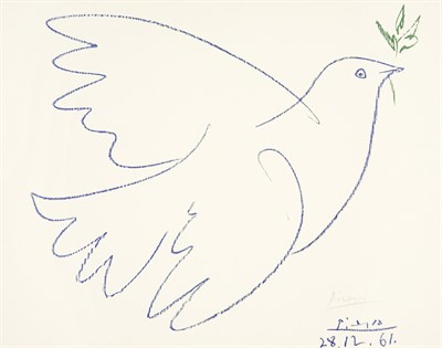 Lot 3396 - After Pablo Picasso DOVE OF PEACE Color offset...