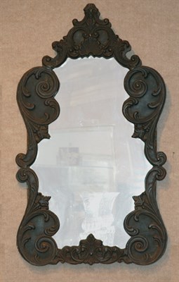 Lot 424 - Pair of Rococo Style Carved Wood Mirrors...
