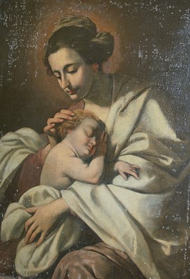 Lot 45 - Italian School 17th/18th Century Mother with a...