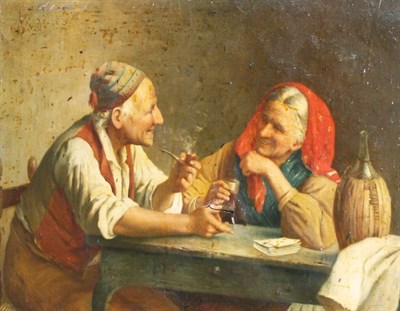 Lot 1009 - Italian School 19th Century Table Conversation...