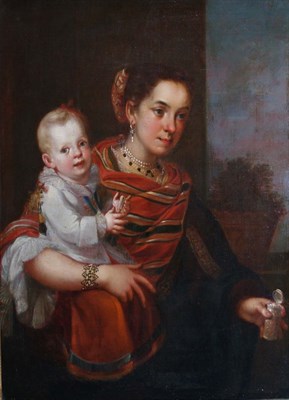 Lot 57 - North Italian School 18th/19th Century Woman...