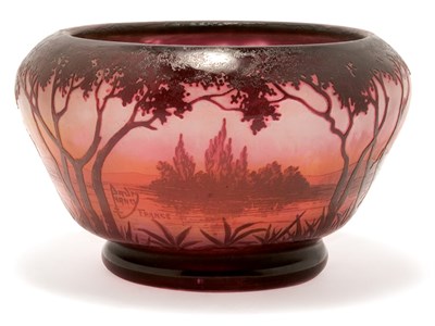 Lot 1584 - Daum Acid Etched Cameo Glass Vase Circa 1900...