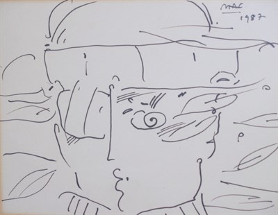 Lot 43 - Peter Max American, b. 1937 (i) A Wink, 1987...