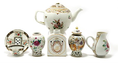 Lot 2305 - Group of Chinese Export Porcelain Tea Articles...