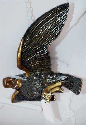 Lot 2268 - Carved, Painted and Parcel Gilt Figure of an...