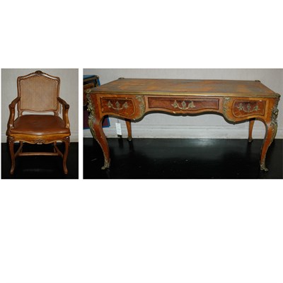 Lot 232 - Louis XV Style Gilt-Bronze Mounted Tulipwood...