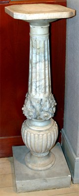 Lot 535 - Neoclassical Style Marble Pedestal Height 42...