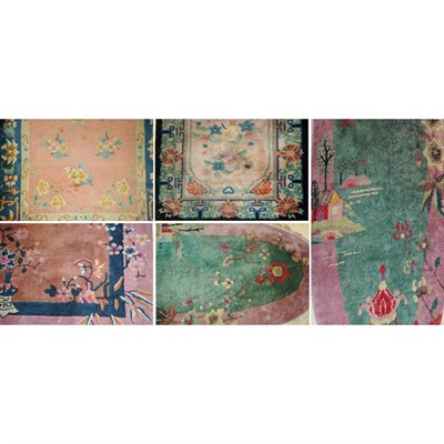 Lot 520 - Five Nichols Chinese Rugs China, circa 1925...
