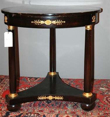 Lot 1372 - Empire Style Gilt-Metal Mounted Mahogany...