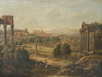 Lot 53 - Roman School 18th Century View of the Roman...