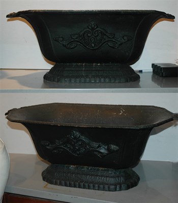 Lot 480 - Pair of Neoclassical Style Cast Iron...