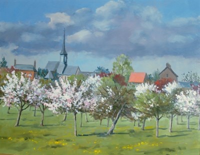 Lot 71 - Annie Puybareau French, b. 1955 Printemps au...