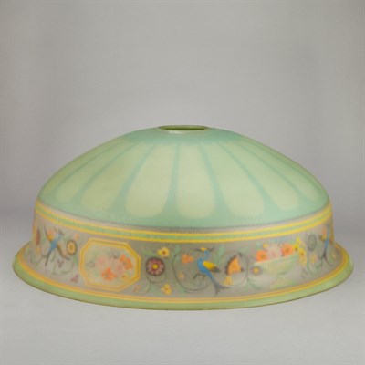 Lot 533 - Pairpoint Corporation Reverse Painted Glass...