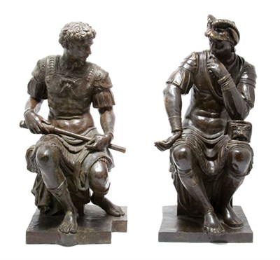 Lot 1344 - Bronze Patinated Metal Figure of Giuliano...