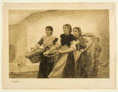 Lot 2102 - After Winslow Homer A VOICE FROM THE CLIFFS...