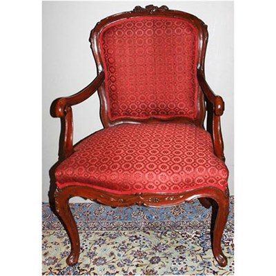 Lot 109 - Italian Rococo Painted Armchair Possibly...