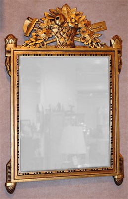 Lot 3424 - Pair of Louis XVI Style Gilt-Wood Mirrors...