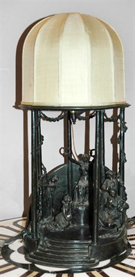 Lot 1582 - Austrian Bronze Figural Lamp After a model by...