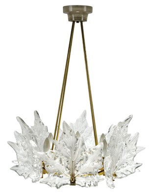 Lot 1544 - Lalique Frosted and Molded Glass Champs...