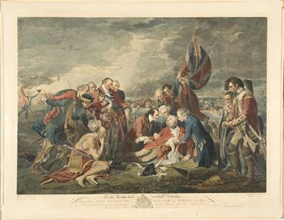 Lot 73 - After Benjamin West THE DEATH OF GENERAL WOLFE...