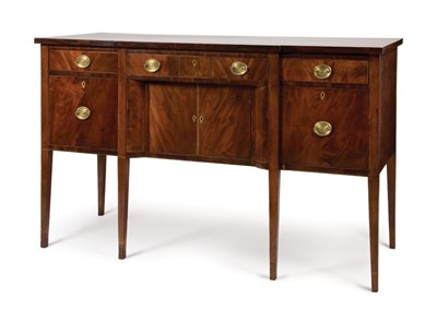 Lot 2272 - Federal Inlaid Mahogany Sideboard New York,...