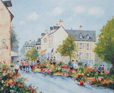 Lot 1072 - Jean-Pirre Dubord French, b. 1949 Le Marche...