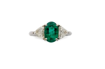 Lot 315 - Emerald and Diamond Ring