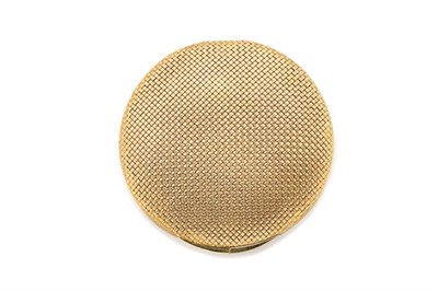 Lot 109 - Gold Compact, Van Cleef & Arpels