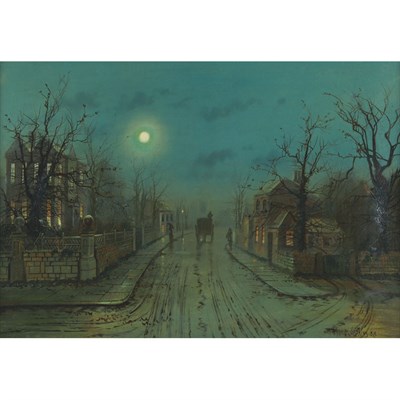 Lot 32 - Wilfred Jenkins British, 20th Century Moonlit...