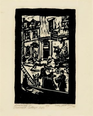 Lot 308 - Franz Josef Kline (1910-1962) MACDOUGAL STREET,...