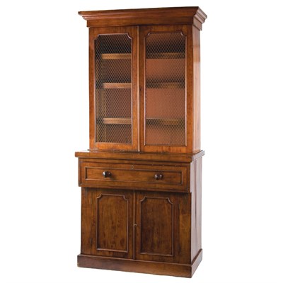 Lot 287 - Classical Mahogany Secretary Bookcase Height 7...