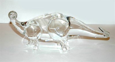 Lot 3528 - Steuben Glass Dinosaur #8135 Designed by J....